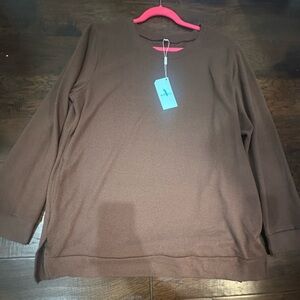 XL Brown Long Sleeve Shirt